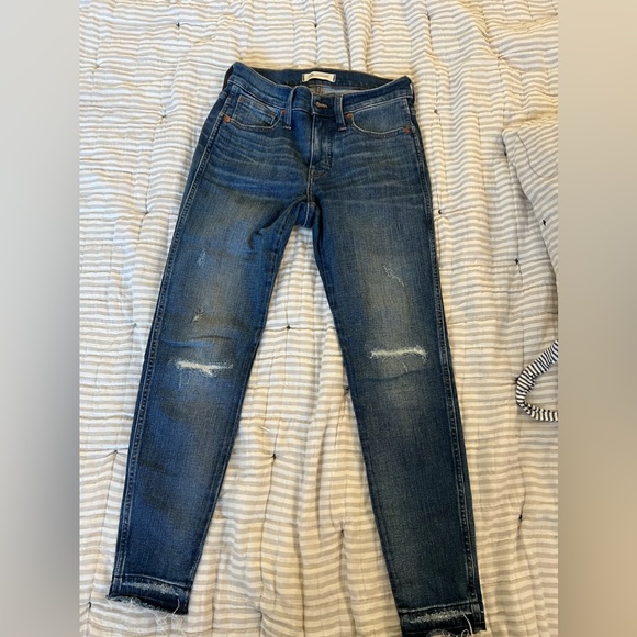 Madewell 9" High-Rise Skinny Jeans PETITE 26 / YORK WASH - Picture 1 of 3